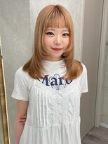 アロ 大阪梅田(alo)&nbsp;【momoa】ハイトーン×ざくざくレイヤー《ブリーチ/大阪梅田》