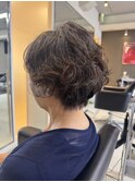 大人ショートパーマ