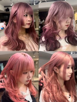 メゾン 心斎橋店(Maison)の写真/“ハイトーン・デザインカラー×顔周り似合わせ”なら年間1000名以上のハイトーンを施術するMaisonへ☆