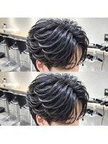 アイトーキョープラスシー 横浜(AI TOKYO+Sea)&nbsp;横浜/高島町/フェザーパーマ/毛流れパーマ/センターパート