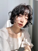 アイティーバイアルバム 下北沢店(IT by ALBUM) ショートくびれミディボブグレージュ暗めカラー_F31039
