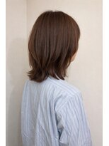 ペスカケイクリエイティブ(PESCA K-CREATIVE)&nbsp;大人グレージュ×くびれミディアムレイヤー