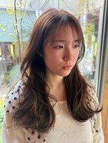 クティエ(Cuthie)&nbsp;#韓国ヘア#レイヤーカット#シースルーバング#顔周りレイヤー