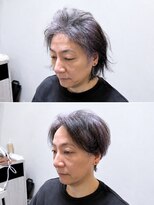 リライブ 飯田橋(RELIVE) 50代M字センターパートボリュームアップ飯田橋水道橋市谷神楽坂