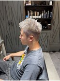 ミルクティーホワイト×ベリーショート