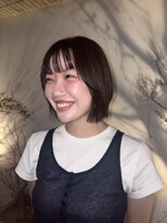 トリート 妙典店(TREAT)&nbsp;切りっぱなしボブ × ブラウン