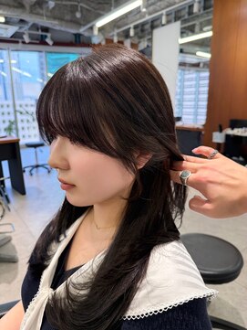 フィルムス 柏(FILMS) くびれレイヤー/オリーブベージュ/顔周り/シースルー/柏