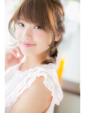 ヘアーショップ エヌアンドエー 越谷店(hair shop N&A) 編み込みアレンジ×マロンベージュ