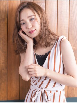 オリーブフォーヘアー(olive For hair) ヴェールウェーブ×大人かわいいセミディ【olive for hair】