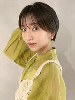 フォト 新宿(foto) 切りっぱなしボブピンクブラウンブリーチ髪質改善レイヤー新宿