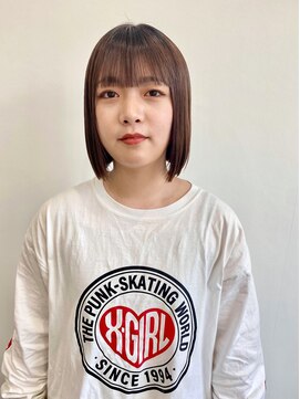 オドル(odol) 『odol和歌山』20代30代40代大人可愛い切りっぱなし前下がりボブ