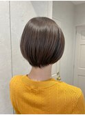 イメチェンにもおすすめ＊くすみブラウンショート【中居】