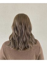 バルオン(BAR:ON)&nbsp;【BAR:ON】波巻きミックス×ブラウンベージュ