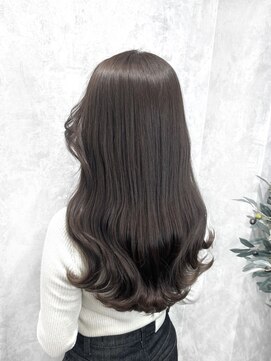 デミヘアー(Demi hair) アッシュブラウンカラー×ゆるふわウェーブ