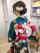 ヘア ケア ディエイチケー(HAIR CARE DHK) 華やかシニヨン