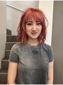 オレンジレイヤー【エクステ,縮毛矯正,インナーエクステ】