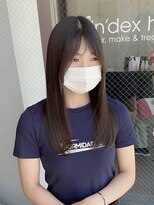 インデックスヘアー 錦糸町店(in'dex hair) レイヤー×ストレート