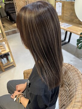 ココルアナ(coco luana) ハイライトカラー/ケアブリーチ/髪質改善/ダブルカラー/学割