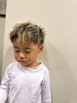 ヘアーメイク ララ(HAIR MAKE LALA)&nbsp;キッズメッシュ　2ブロックメンズヘアー