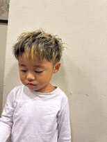 ヘアーメイク ララ(HAIR MAKE LALA) キッズメッシュ　2ブロックメンズヘアー