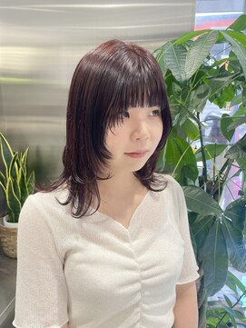 ゼスト 八王子店(ZEST) カシスレッド/ダークレッド/暖色カラー【藤野はるひ】