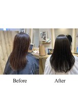 カミケンネクスト(kamiken.next)&nbsp;艶髪ダークグレージュ潤いストレート美髪【カミケンネクスト】