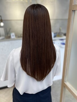 カレンアンドエクラート 大宮(KAREN&ECLART) 髪質改善　艶髪　ストレート　縮毛矯正　暗髪　韓国風　ロング