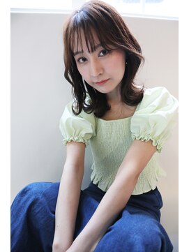 グランアヴェダ ららぽーと門真店(GRAN AVEDA) くびれミディアムヘア