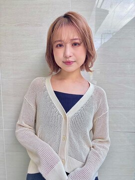 オーロ(ORO) 大人ボブ20代30代小顔レイヤーカットデザインカラー