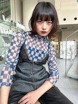 ミンクス渋谷スマートサロン(MINX shibuya smart salon)&nbsp;wide bang × wolf cut