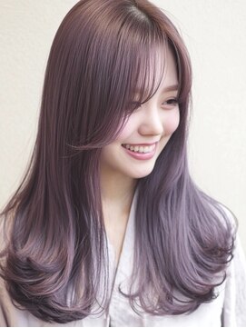 アルトリスト(Altruist Aging×HAIR&SPA) ★ダークアッシュ大人ガーリーボブ着物ミディアムレイヤーカット