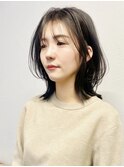 こなれミディ/大人かわいい/ヘルシーミディ/艶カラー