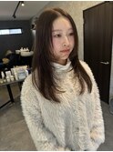 顔まわりたっぷりレイヤー