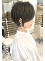 エムコーゾーヘアー(M KOZO hair)&nbsp;乾かして、ポイントでストレートアイロンを入れるだけ。