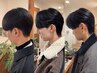 【韓国】ダウンパーマ＋メンズカット￥10900