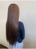 ロングヘアの髪質改善