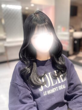 ジーナ 名駅(XENA.) 《LUNA》透明感ブルーブラック/ダークグレー/グレージュ