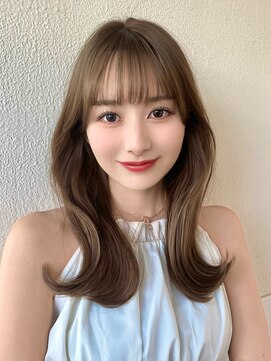 アフロート ディル(AFLOAT D'L) ★小顔ワンカールレイヤーカットデジタルパーマチェリーブラウン