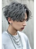 xメンズバレイヤージュ/ホワイトグレージュ/レイヤーカット