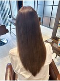 アッシュベージュ×髪質改善トリートメント