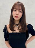 韓国レイヤー/ワインレッド/マロンベージュ/イメ チェン／吉祥寺