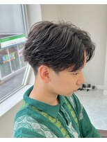 ジーニー 新百合ヶ丘(Genie)&nbsp;ダークアッシュニュアンスパーマ韓国マッシュベリーショート