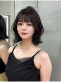 縮毛矯正・ストレート/くびれヘア/夏のヘアアレンジ