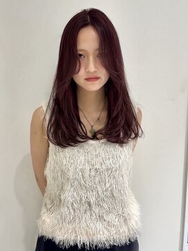 ヨーク(YOKE) 【YOKE】ピンクラベンダー髪質改善ストレートレイヤーカット