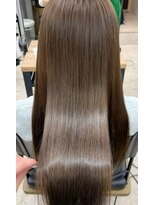 キイ ギンザ(k.e.y GINZA)&nbsp;酸性ストレート/透明感カラー/オリーブベージュ