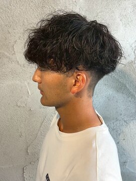 ニアウ 高崎店(Niau) メンズマッシュ細めシャドウパーマ群馬高崎眉毛韓国