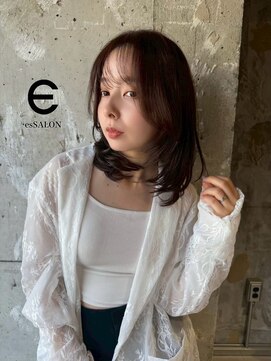 エス 大阪梅田店(es) 大人透明感カラー×レイヤーカット