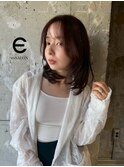 大人透明感カラー×レイヤーカット