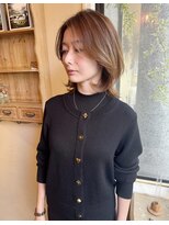 フェイバー 赤坂店(FAVOR)&nbsp;上品なミディアムレイヤーボブ