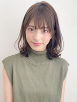 トゥーナ 表参道(tona)&nbsp;ミディアムレイヤー、外ハネボブ、グレージュ、脱白髪染め☆